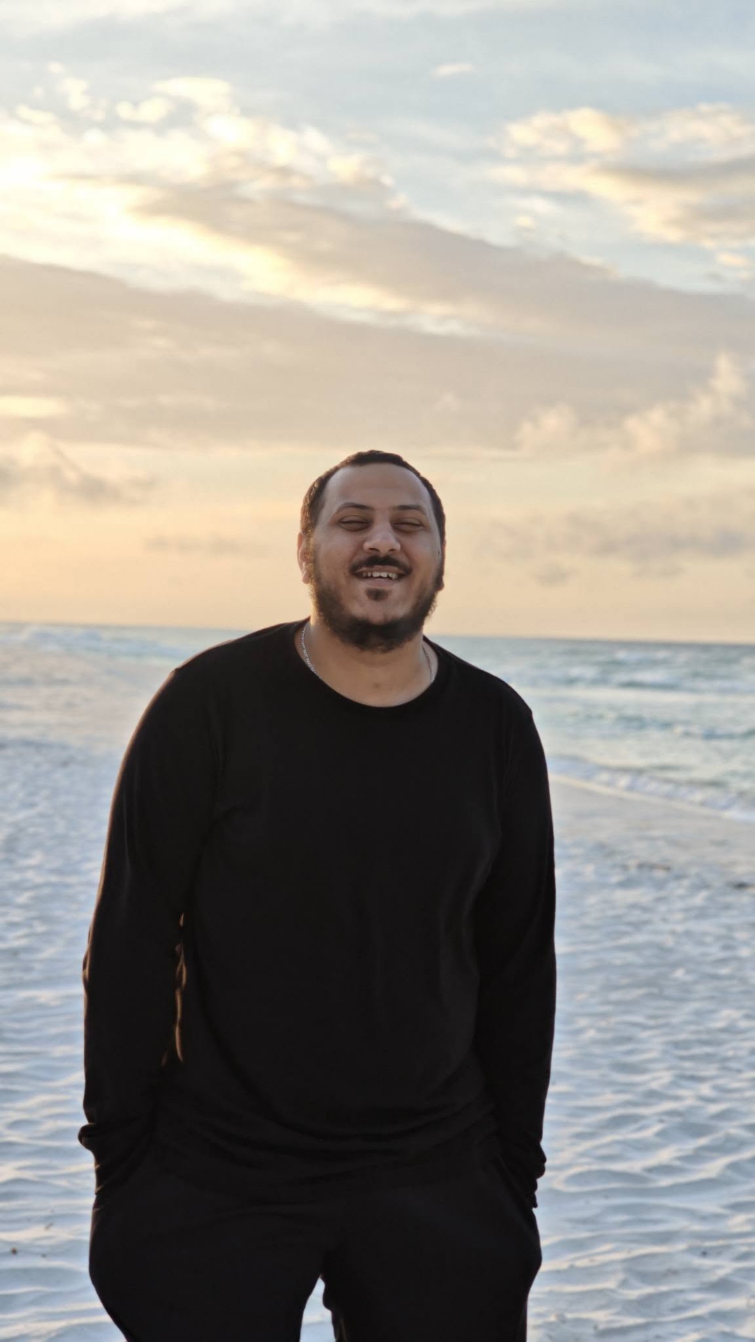 Shady Said at the beach